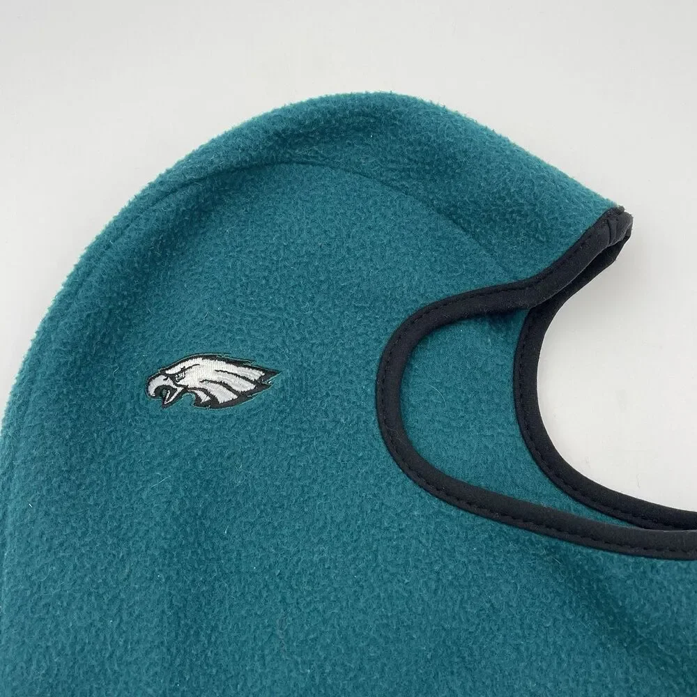 Vintage NFL Philadelphia Eagles Face Mask Fleece Polartec Cold Weather Hat USA